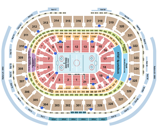 TD Garden Boston Beanpot Seating Chart